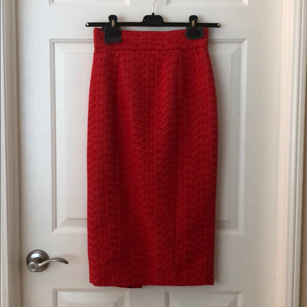 L’Wren Scott high waisted tweed pencil skirt